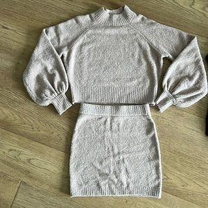 Vici matching sweater set- sweater and skirt